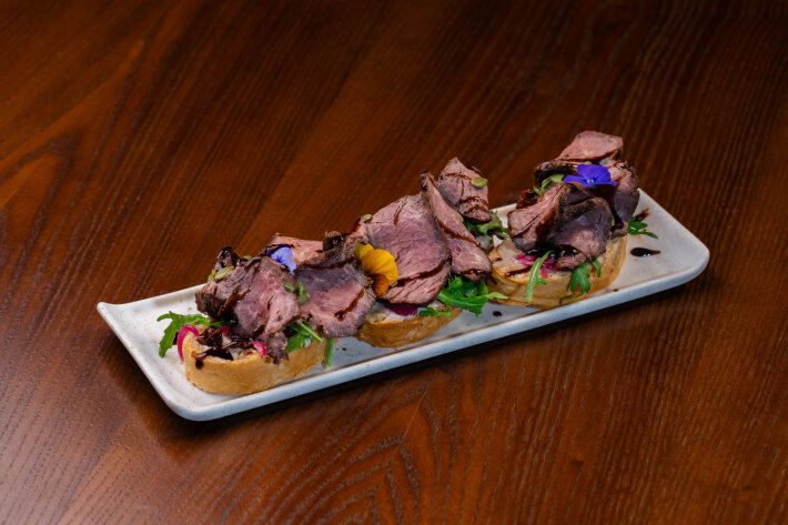 Брускетта «Ростбиф»