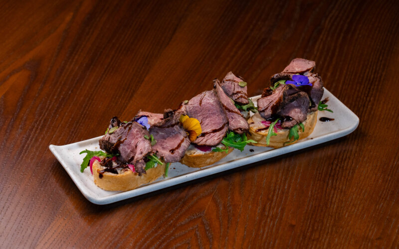 Брускетта «Ростбиф»