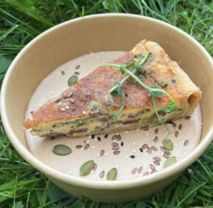 Пирог с ветчиной