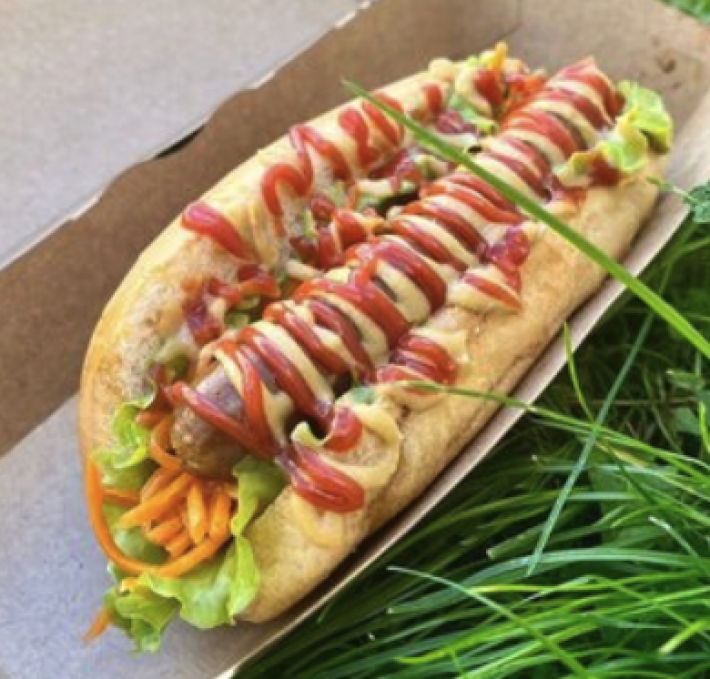 Хот-дог с морковью