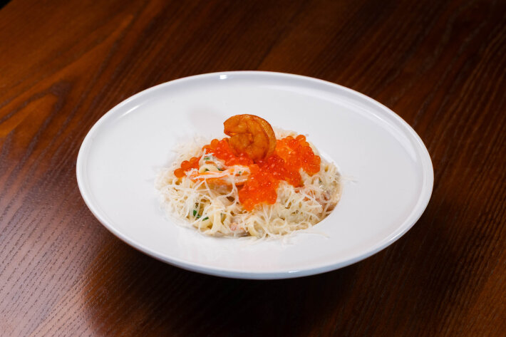 Паста с креветками