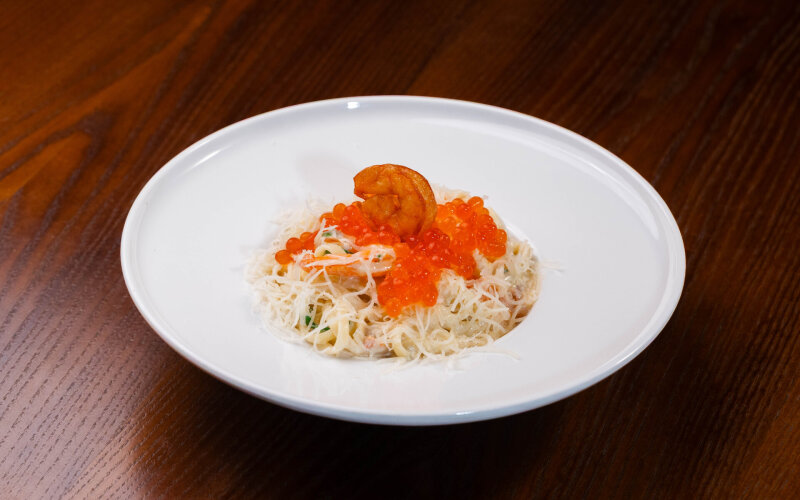 Паста с креветками