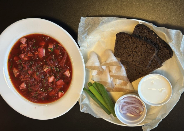 Борщ с цыплёнком