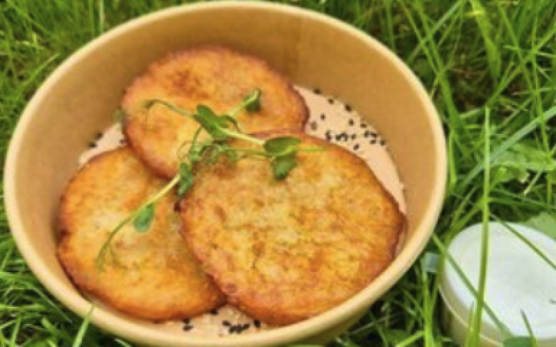 Драники со сметаной