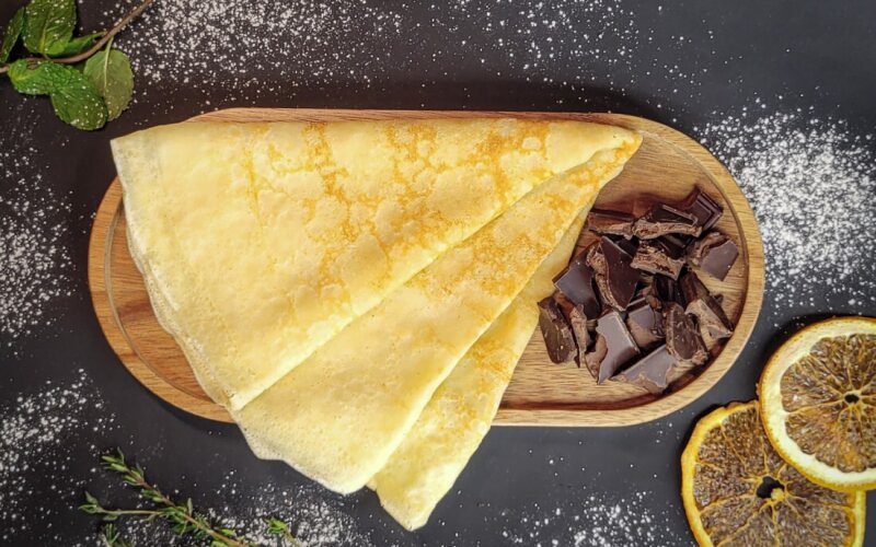 Блинчик с шоколадной пастой