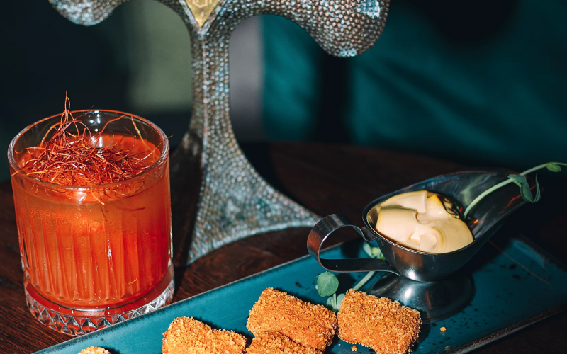 Растительные нагетсы с соусом на выбор