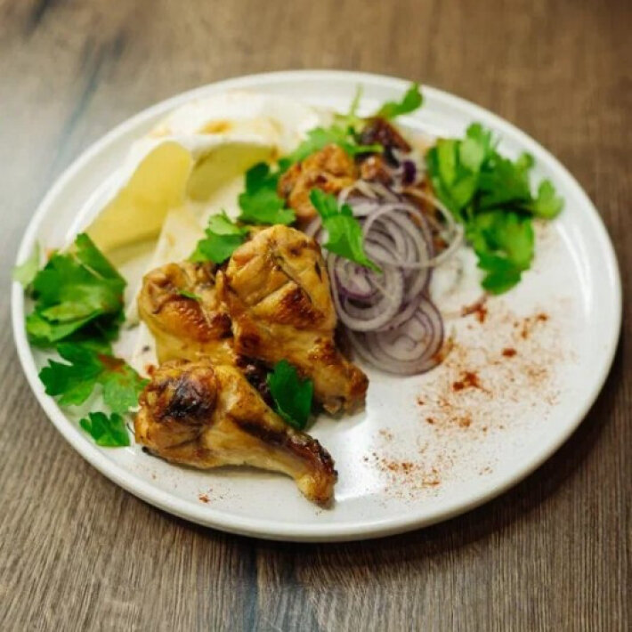 Куриные плечики на гриле