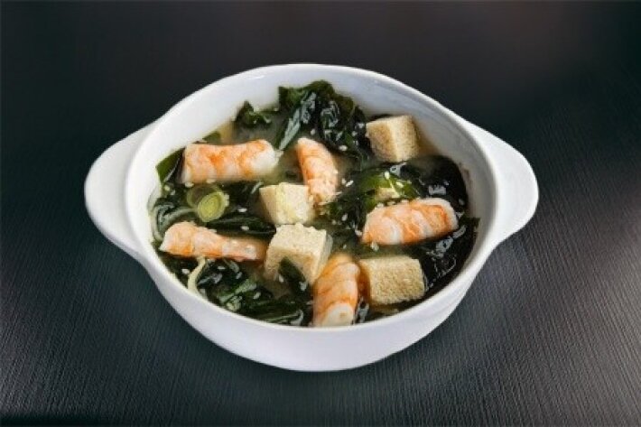 Мисо-суп с креветкой