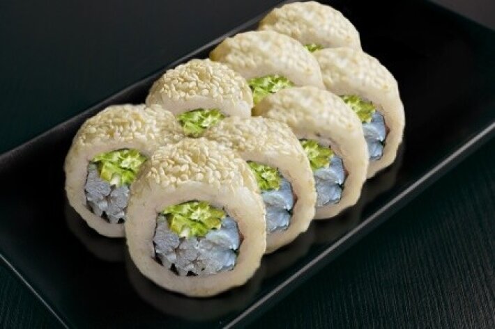 Ролл «Цезарь с курицей»