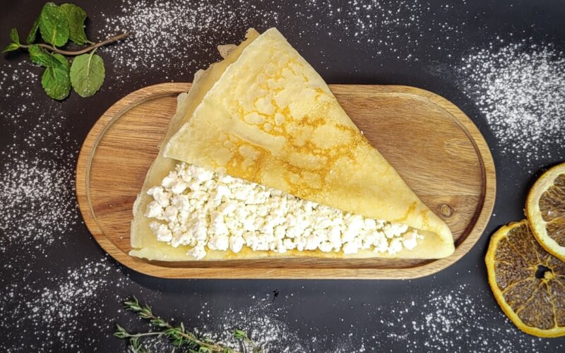 Блинчик с творогом