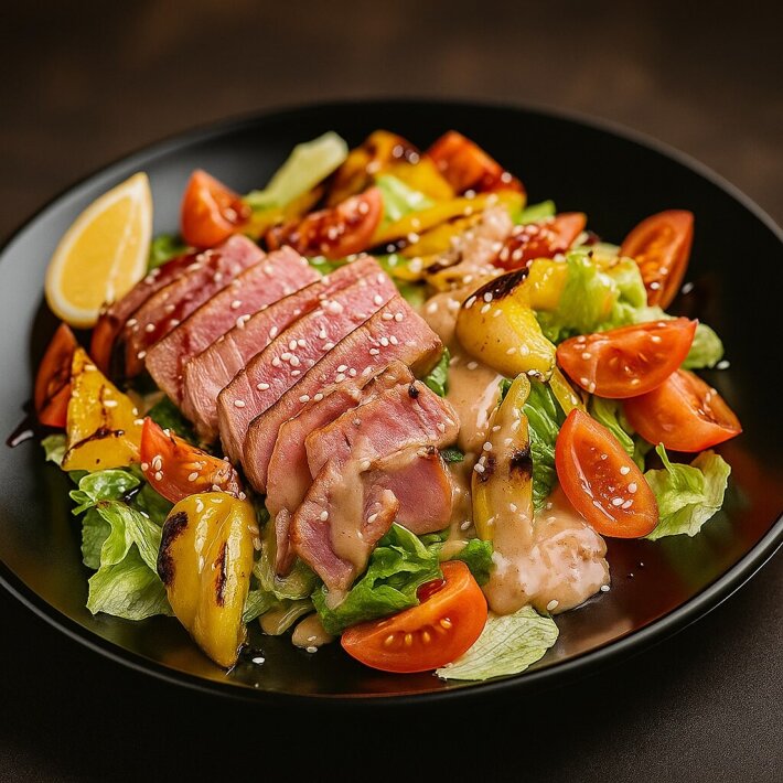 Салат с тунцом