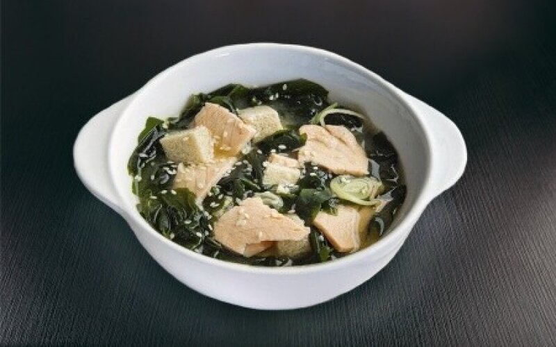 Мисо-суп с лососем