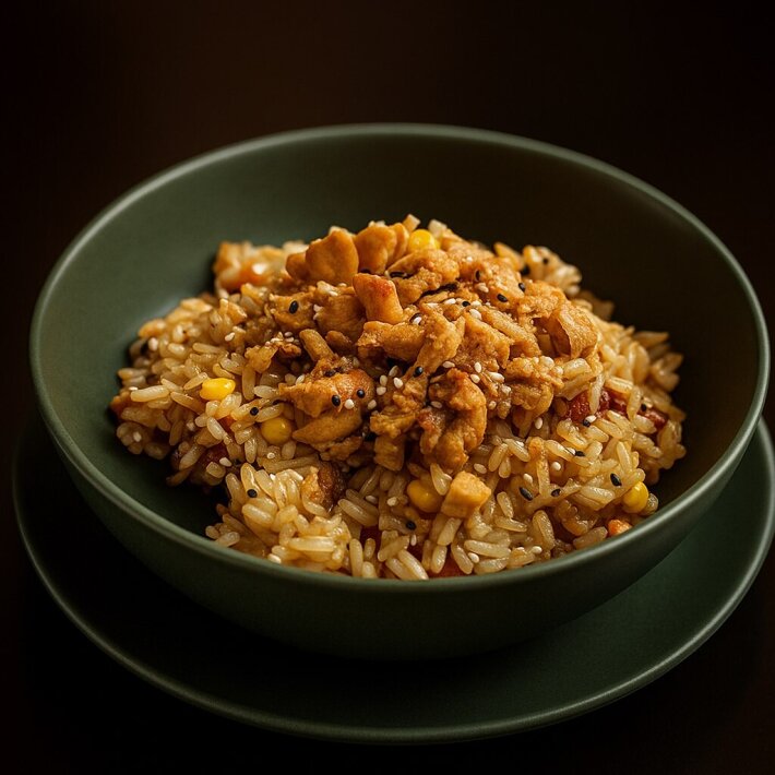 Рис со свининой/курицей