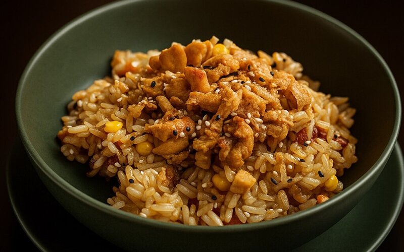 Рис со свининой/курицей