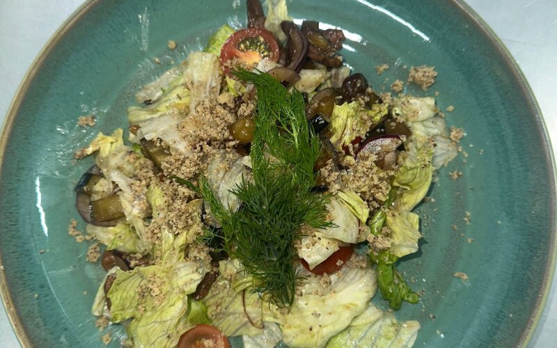 Салат «Тёплый» с говядиной