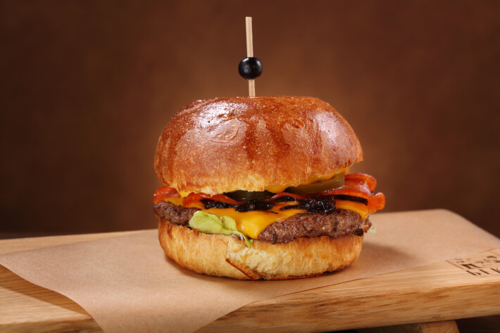 Огненный бургер