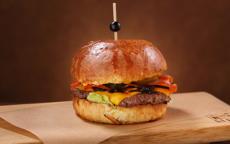 Огненный бургер