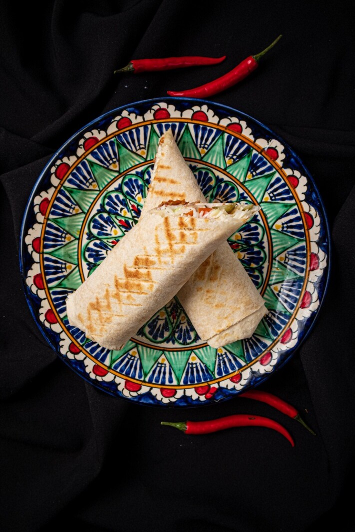 Донер с бараниной в лаваше/ в булочке