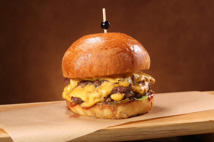 Тройной бургер