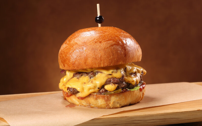 Тройной бургер