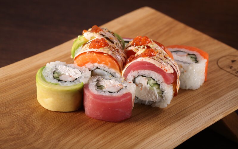 Ролл «Тунец-лосось»