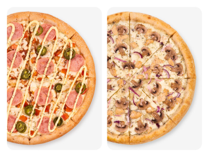 Комбо №3: Пиццы Горыныч и Цыпленок Ранч