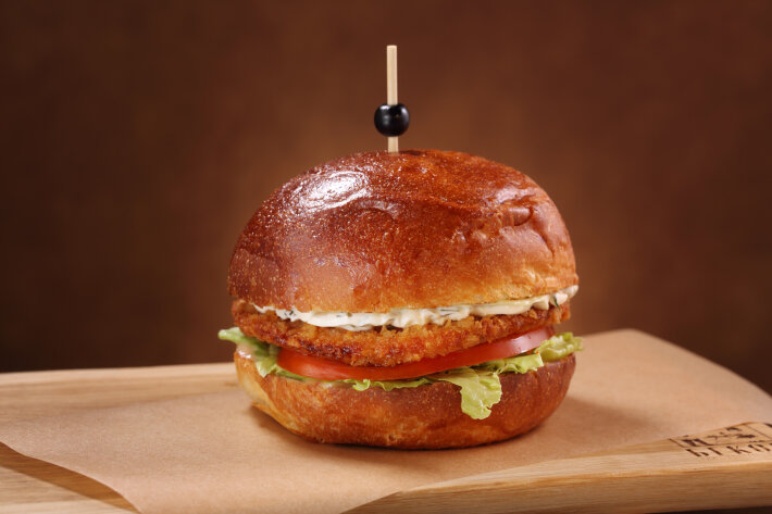 Краб бургер