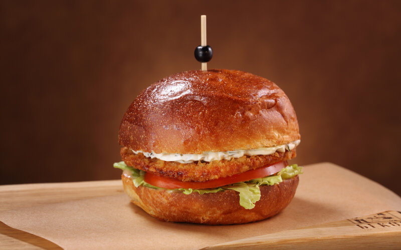 Краб бургер