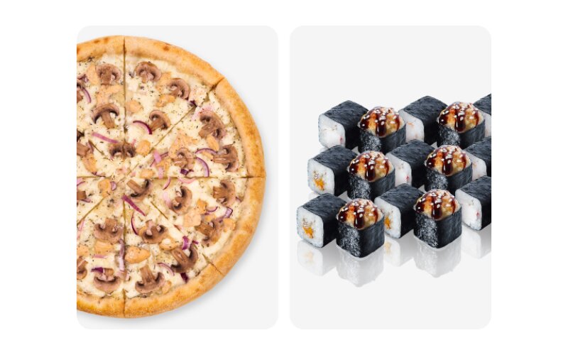 Пицца + Запечённый капибокс