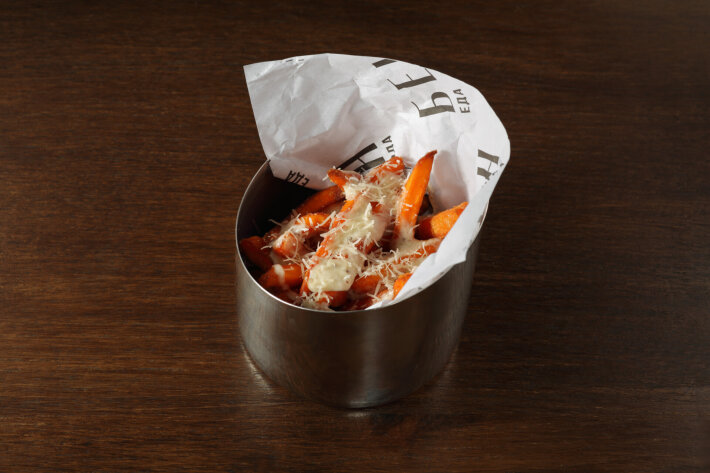 Батат фри с трюфельным соусом