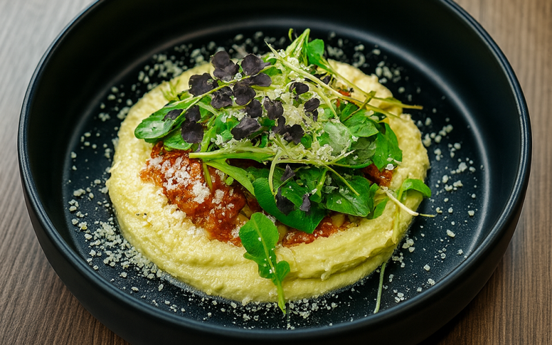 Авокадо с тартаром из форели