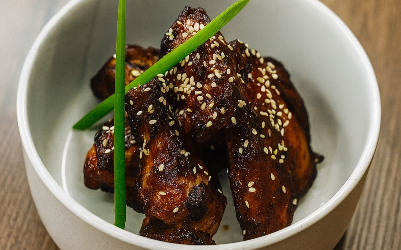 Острые крылья с соусом «Чили»