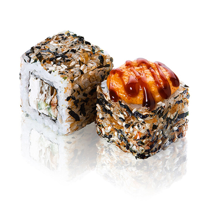 Запеченный ролл  Сливочный угорь