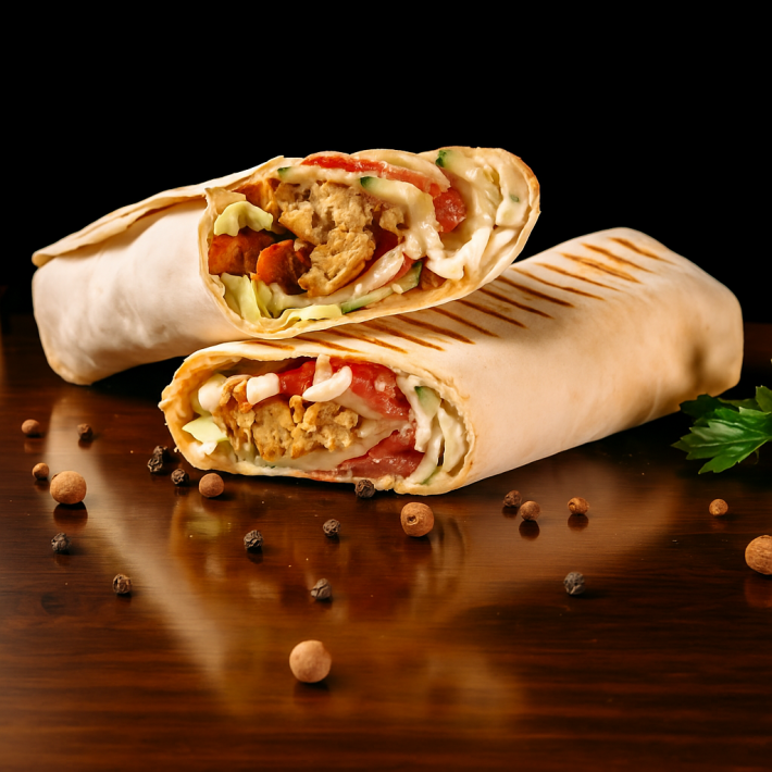 Веган ролл с фалафелем