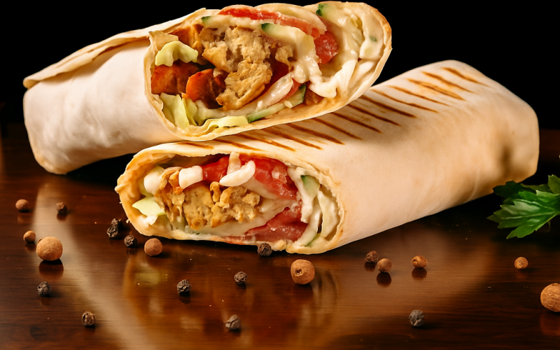 Веган ролл с фалафелем