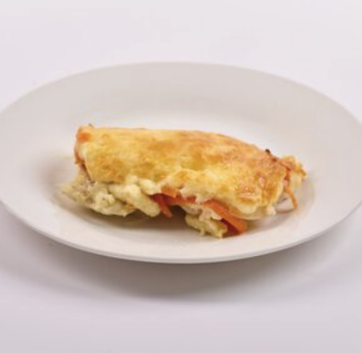 Хек под сырной шапкой