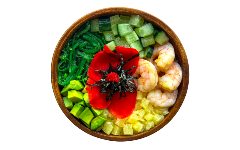 Поке с креветками