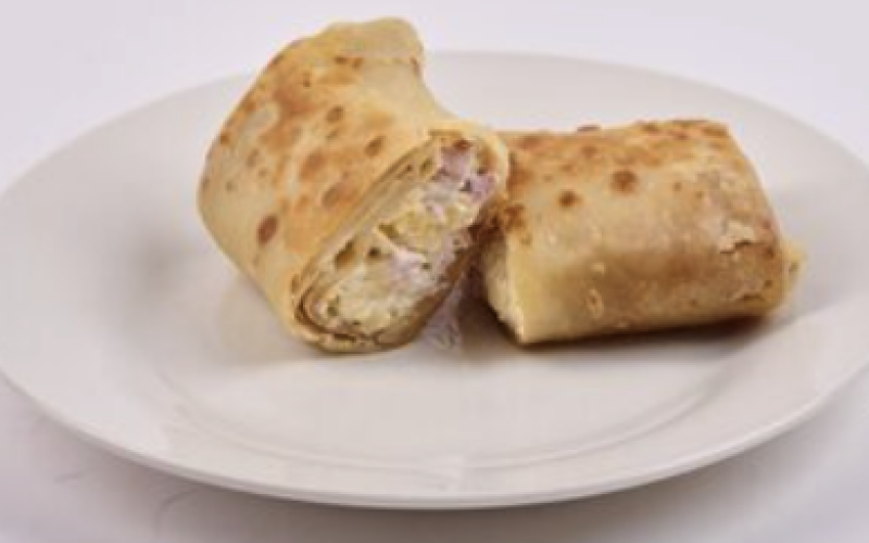 Блинчики с ветчиной и сыром