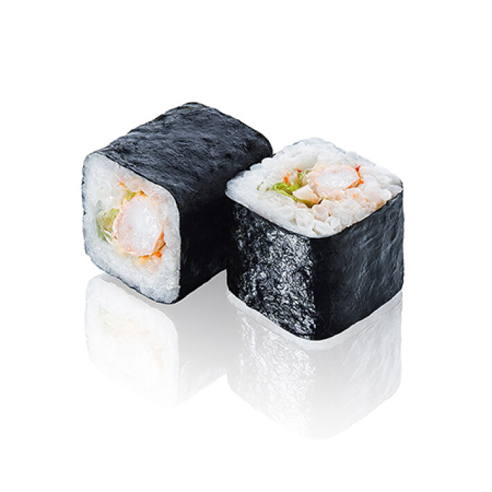 Острый ролл с креветкой