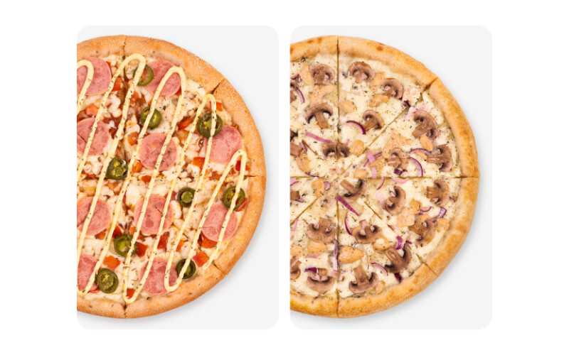 Комбо №3: Пиццы Горыныч и Цыпленок Ранч