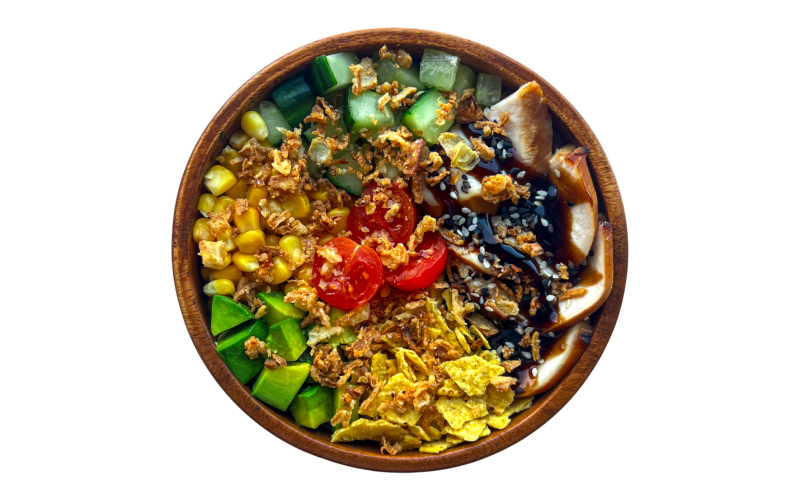 Поке с курицей