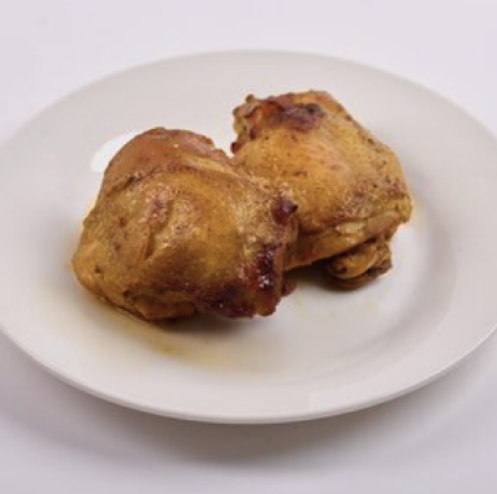 Куриные бёдрышки в медово-горчичном соусе