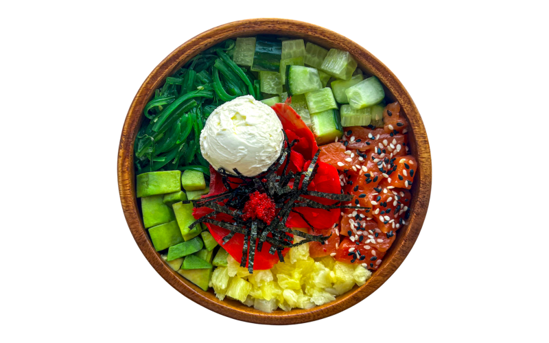 Поке «Филадельфия» с лососем