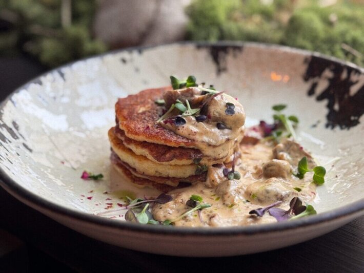 Драники с «Жаром» из полесских боровиков