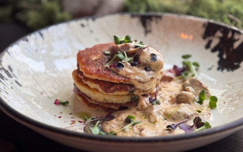 Драники с «Жаром» из полесских боровиков