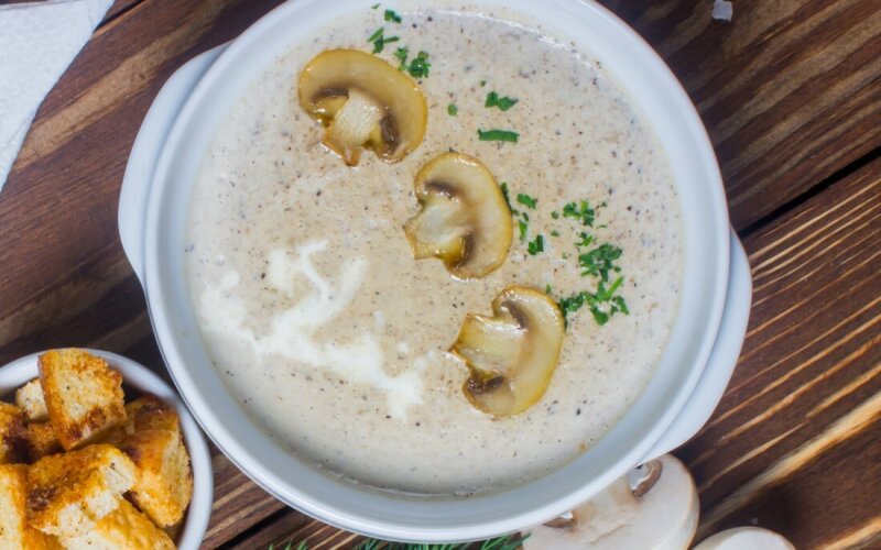 Крем-суп из шампиньонов