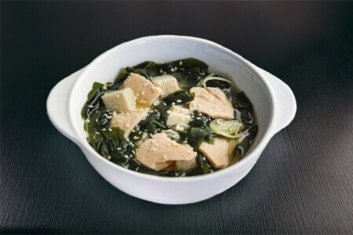 Мисо-суп с лососем