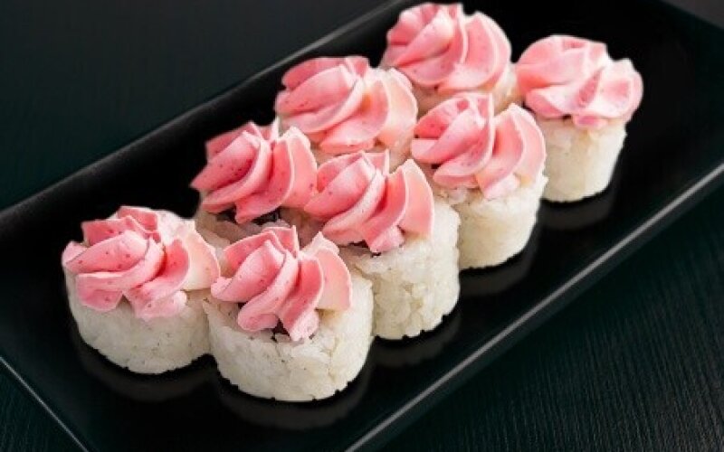 Ролл «Лава с лососем»