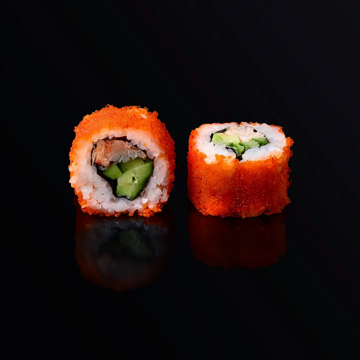 Ролл «Калифорния» с креветками