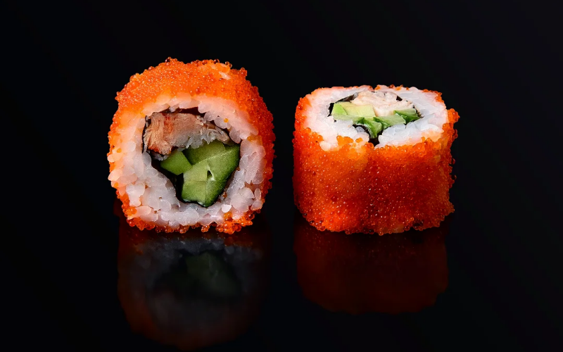 Ролл «Калифорния» с креветками